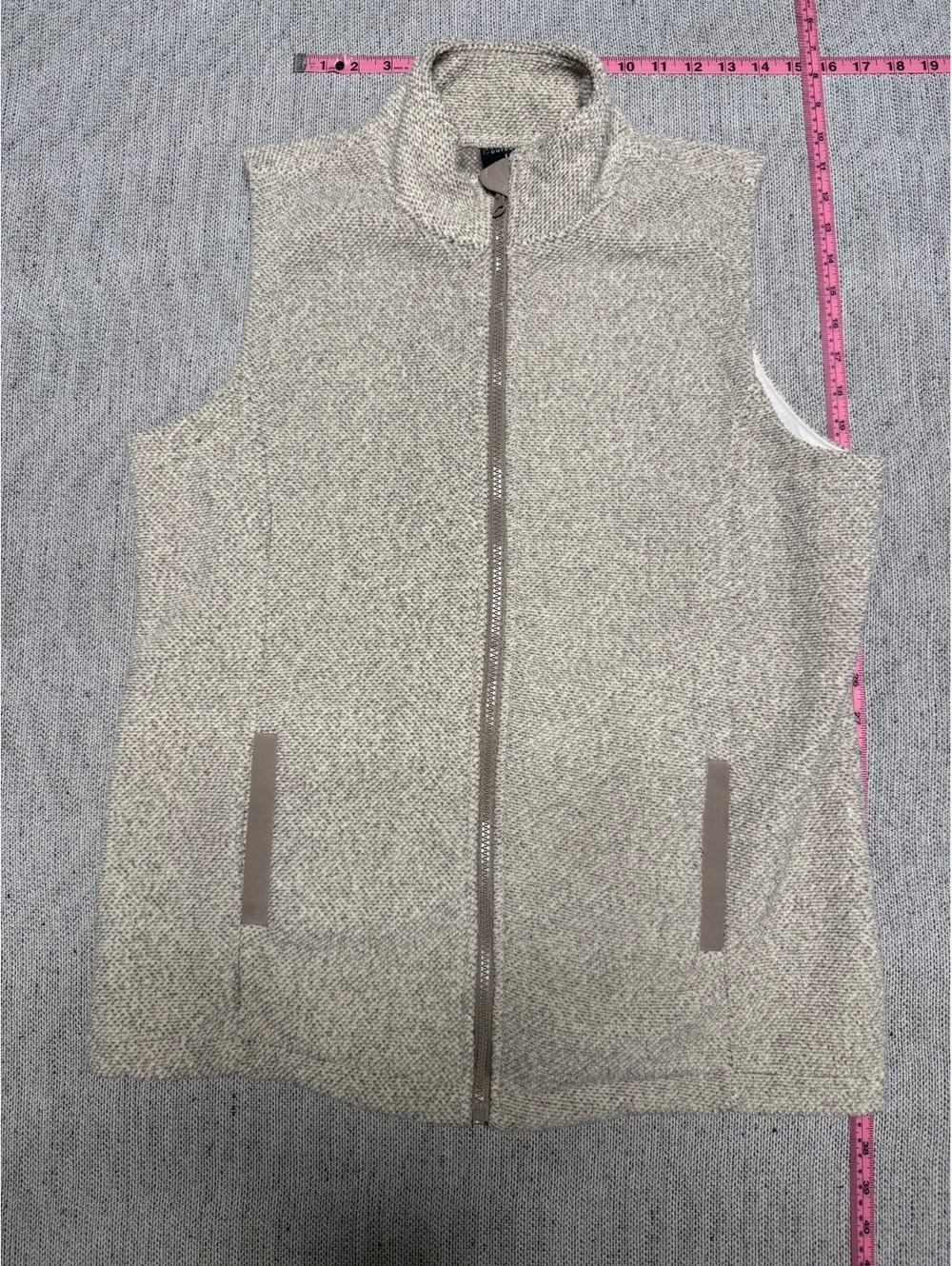 Balance Collection Outdoor Women's Beige Polyester Zip Large